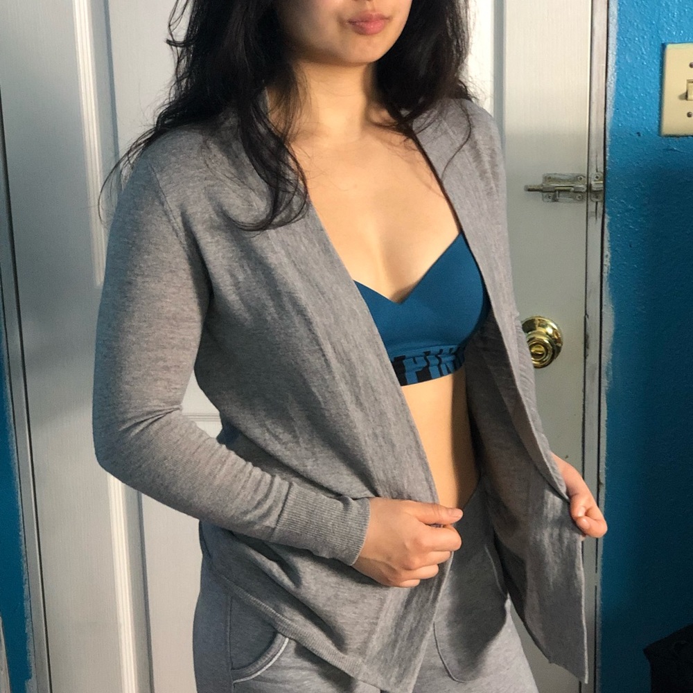 Open front cardigan